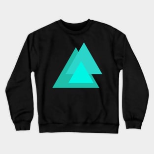 Abstract Triangles Crewneck Sweatshirt